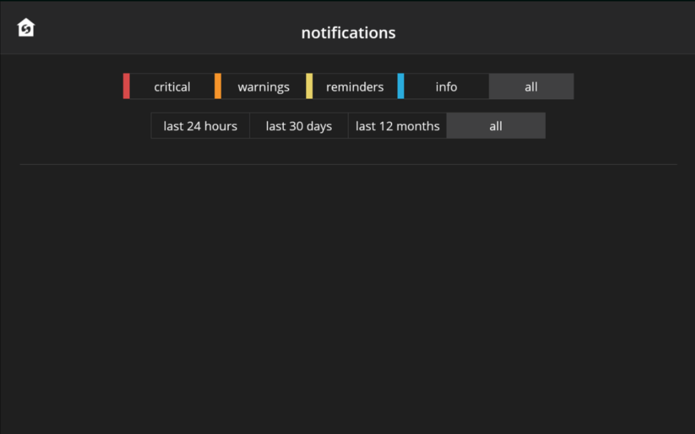 Notification Warnings