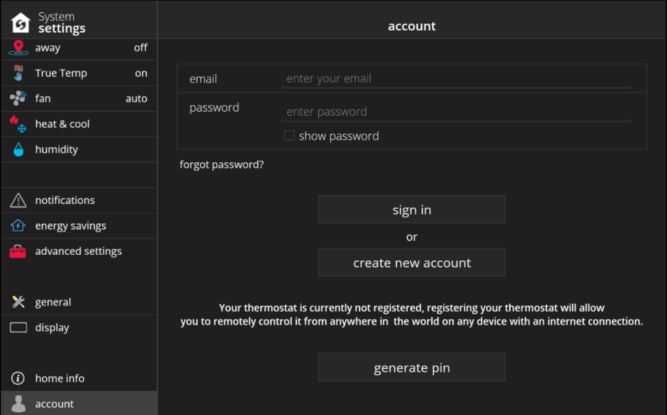 Smart Thermo Login